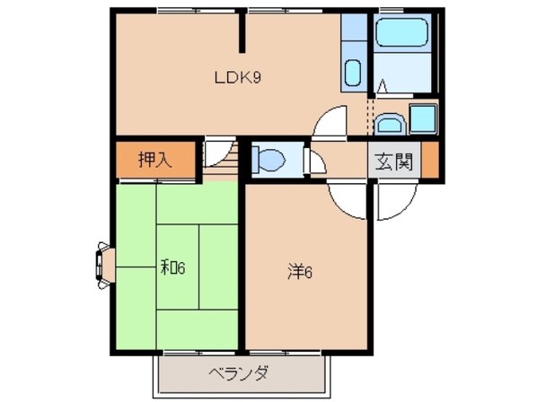 カーサポポの物件間取画像